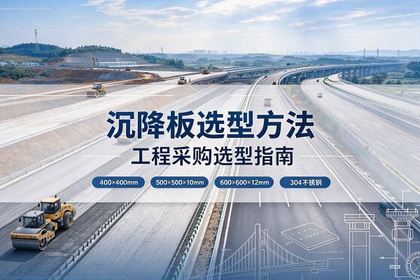 察哈尔右翼中旗沉降板选择方法
