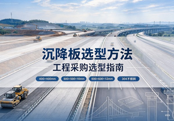察哈尔右翼中旗沉降板选择方法